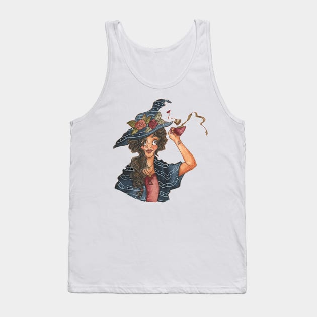 Witch with Tea Tank Top by EmilyRCarrier